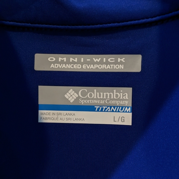 Women's Columbia titanium Omni WIC advanced evaporation long sleeve biking shirt - Picture 11 of 13